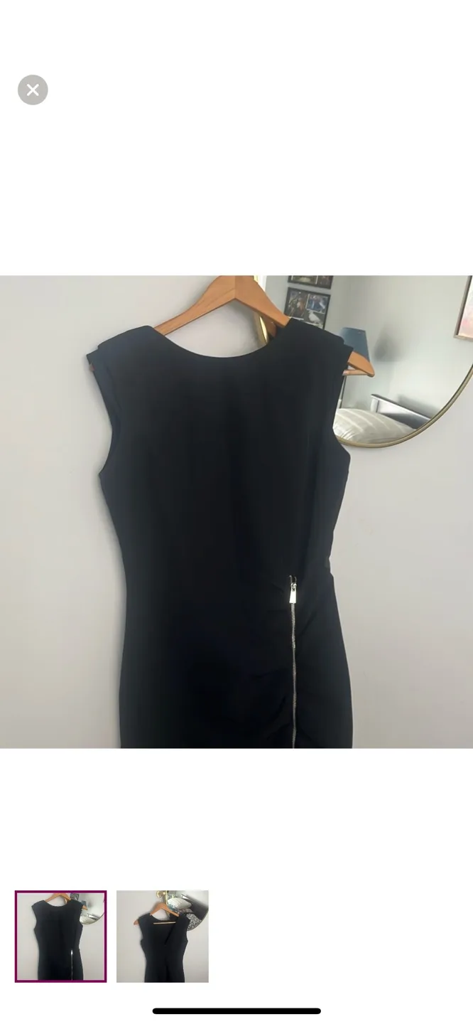 Black Sleeveless Bodycon Dress image indicator(2)