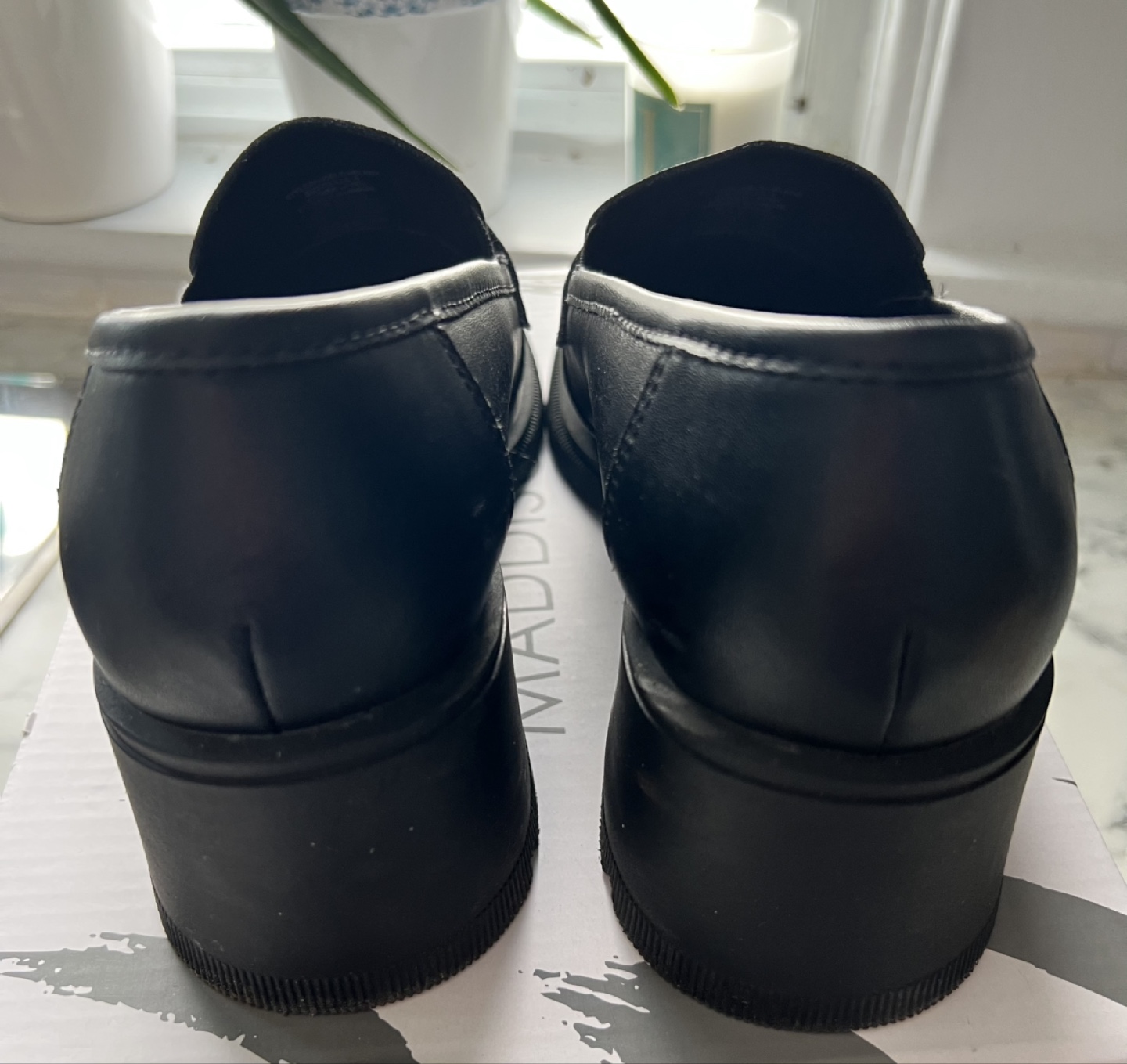 Maddie Helena Black Loafer Shoes - Size 8 - photo 4