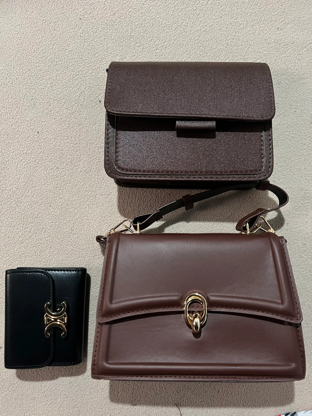 Two Brown Crossbody Bags image indicator(2)