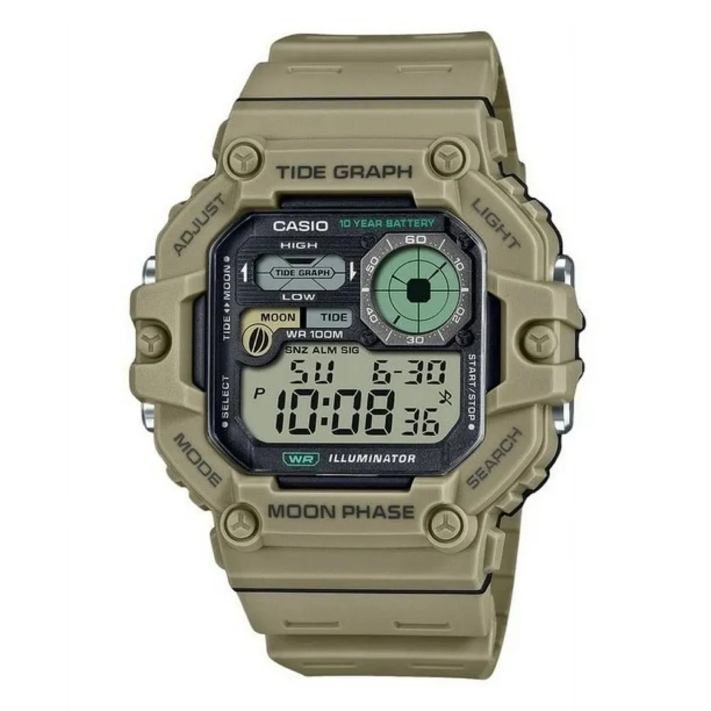Casio Men's Tide Graph Watch thumbnail