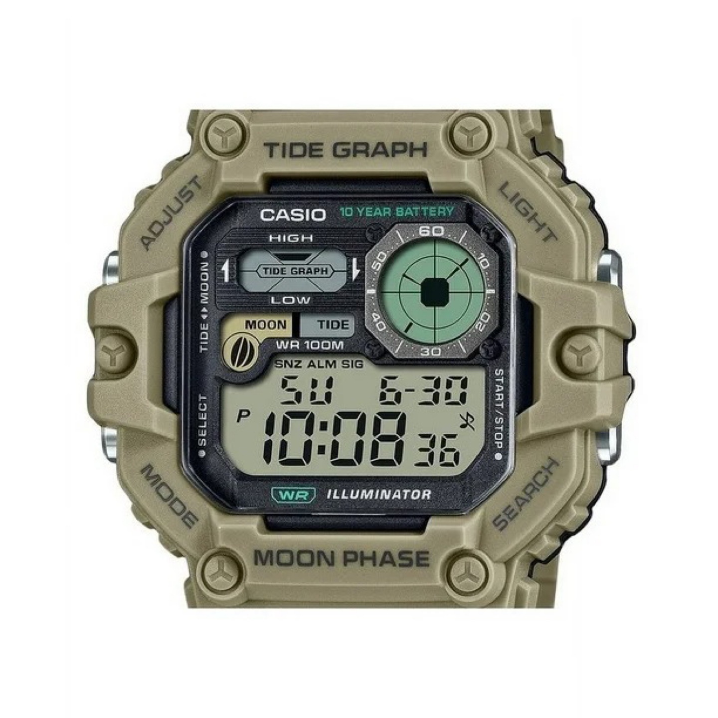 Casio Men's Tide Graph Watch - photo 2