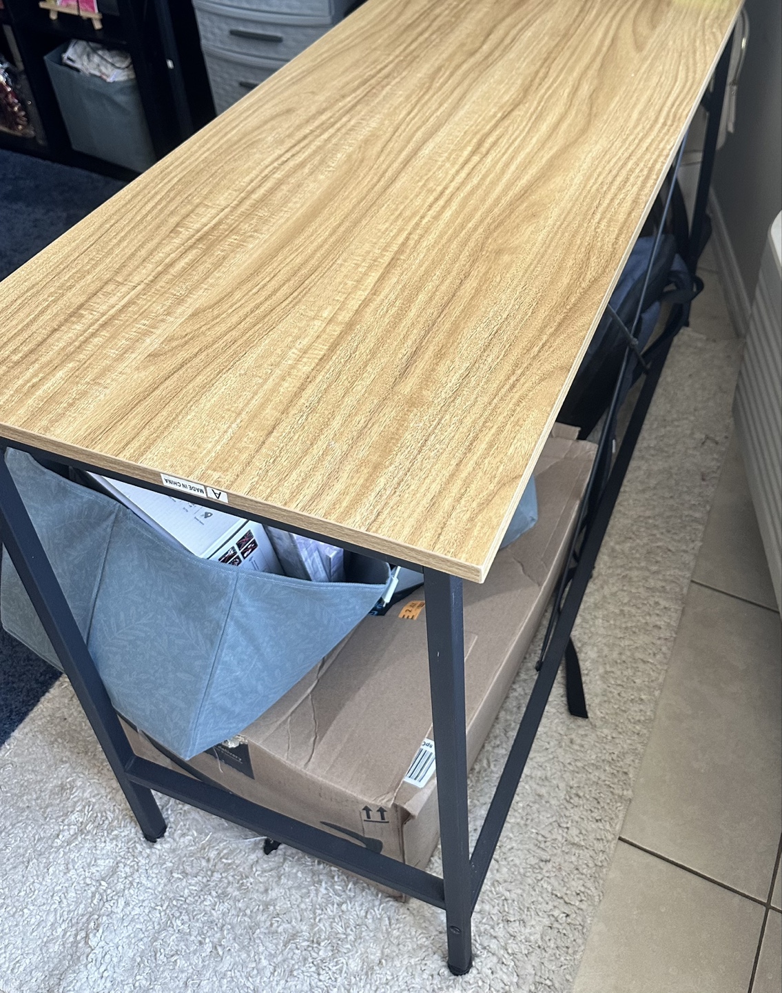 L-Shaped Computer Desk with Storage 🥕💚 - photo 2