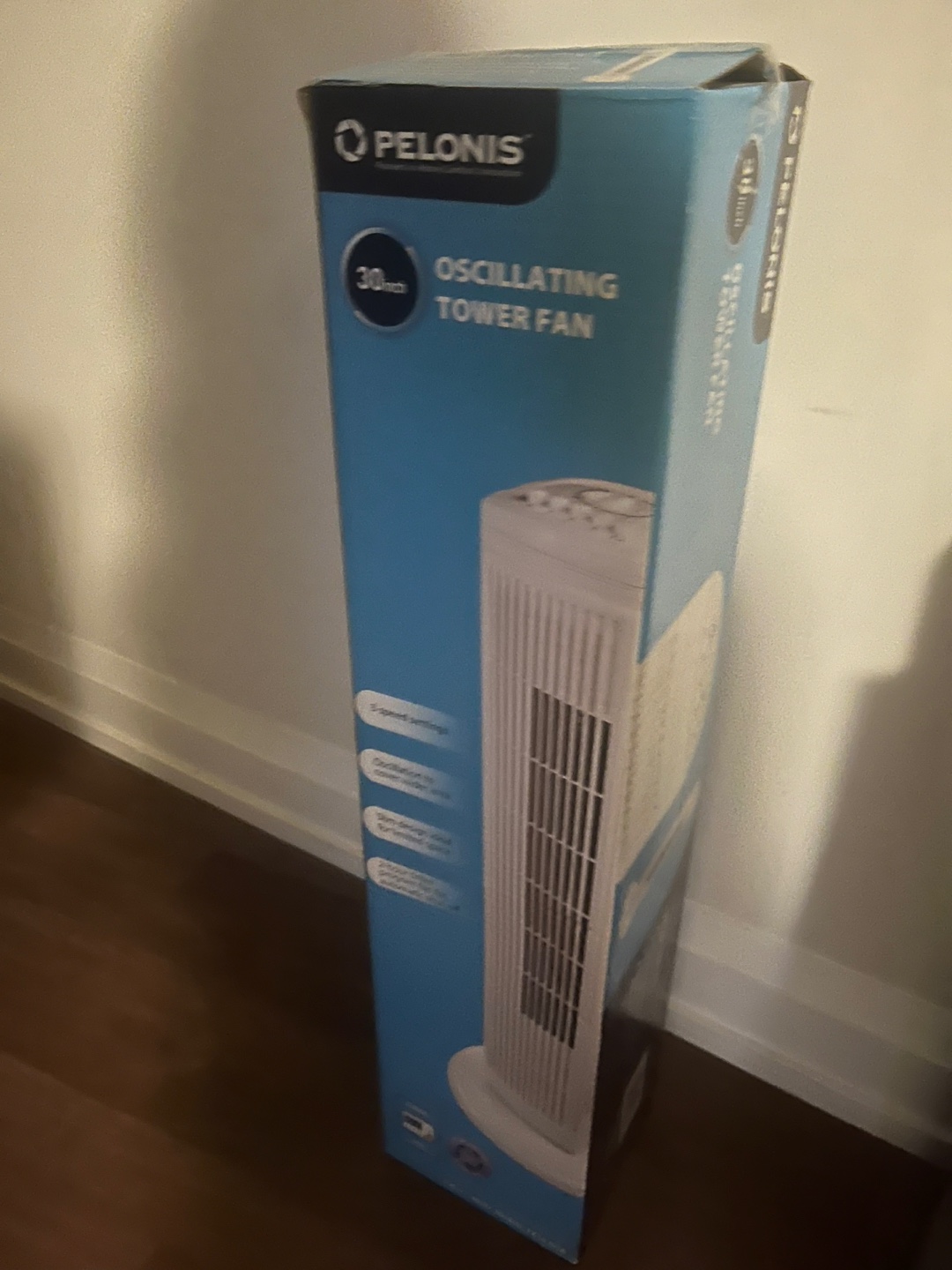 Pelonis 30-inch Oscillating Tower Fan