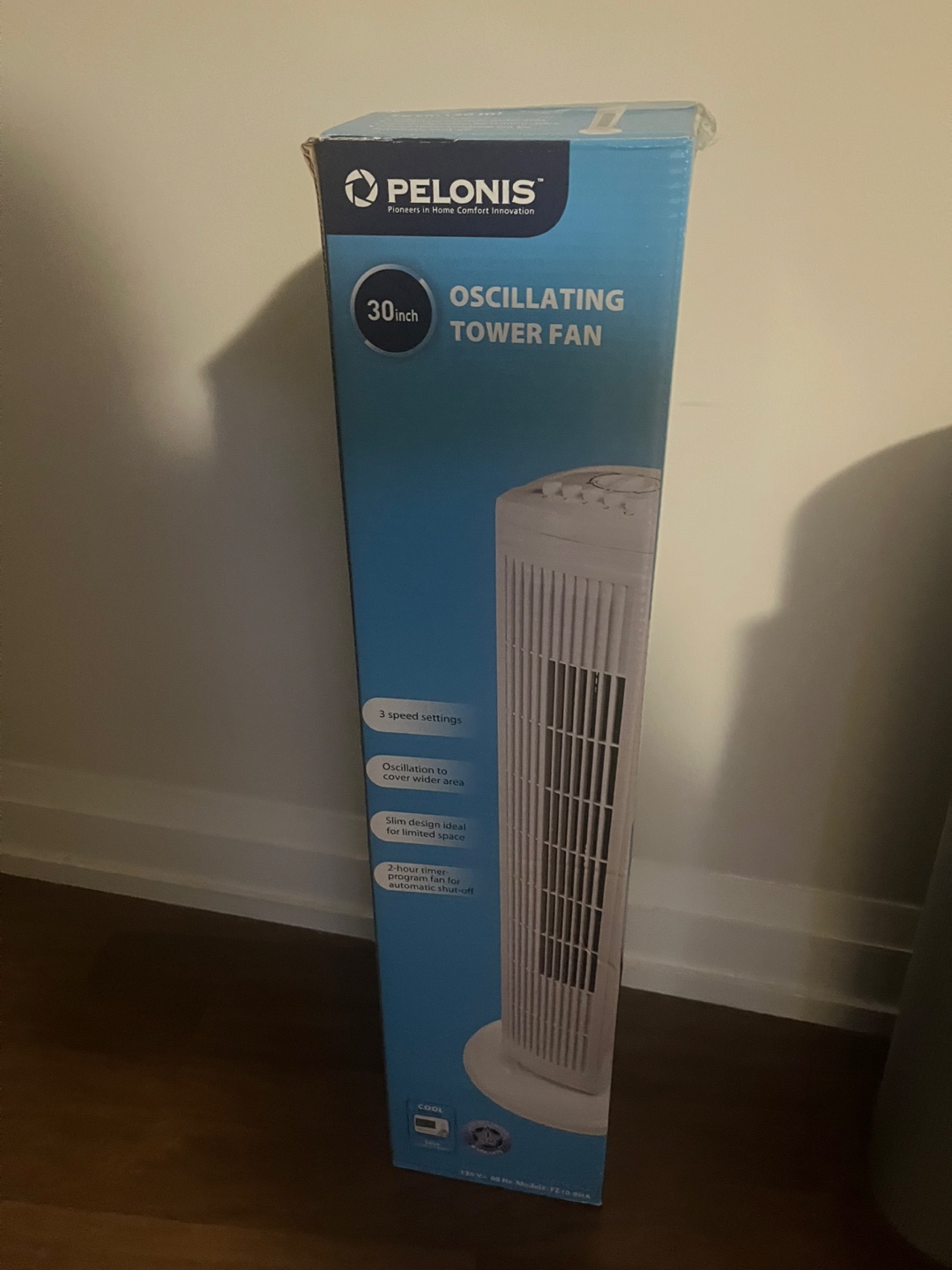 Pelonis 30-inch Oscillating Tower Fan - photo 2
