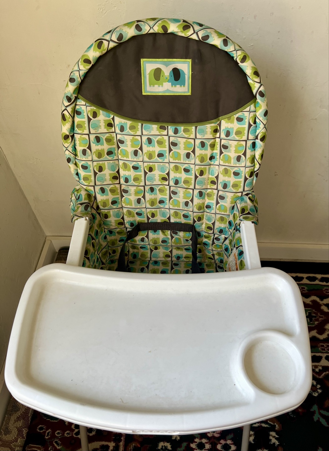 Cosco Simple Fold High Chair, Elephant Print - photo 2