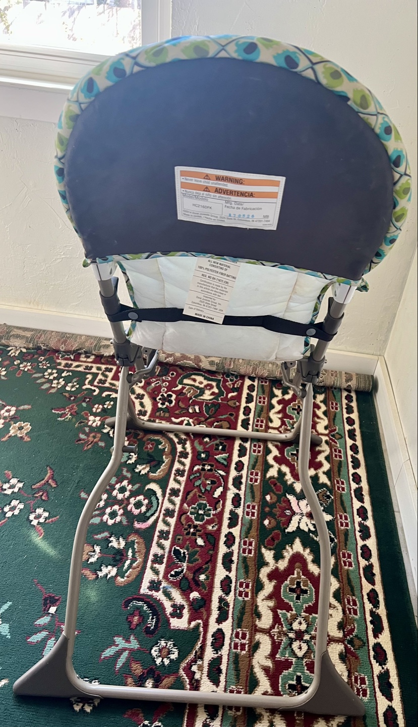 Cosco Simple Fold High Chair, Elephant Print - photo 5