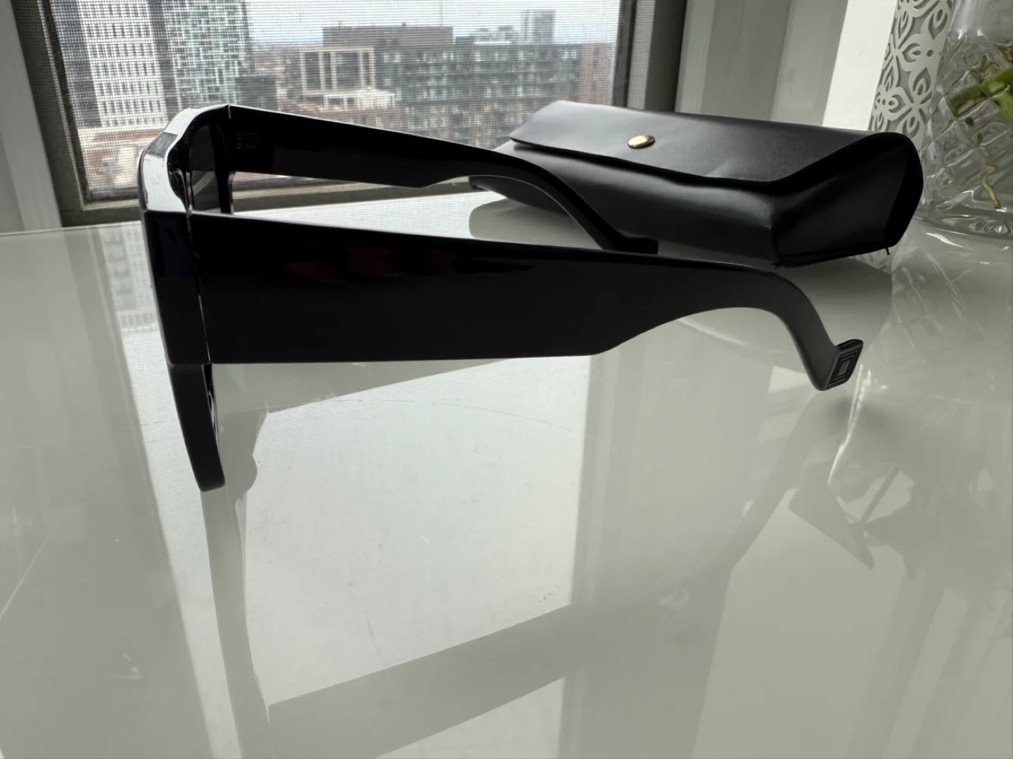 Black Sunglasses with Case image indicator(2)