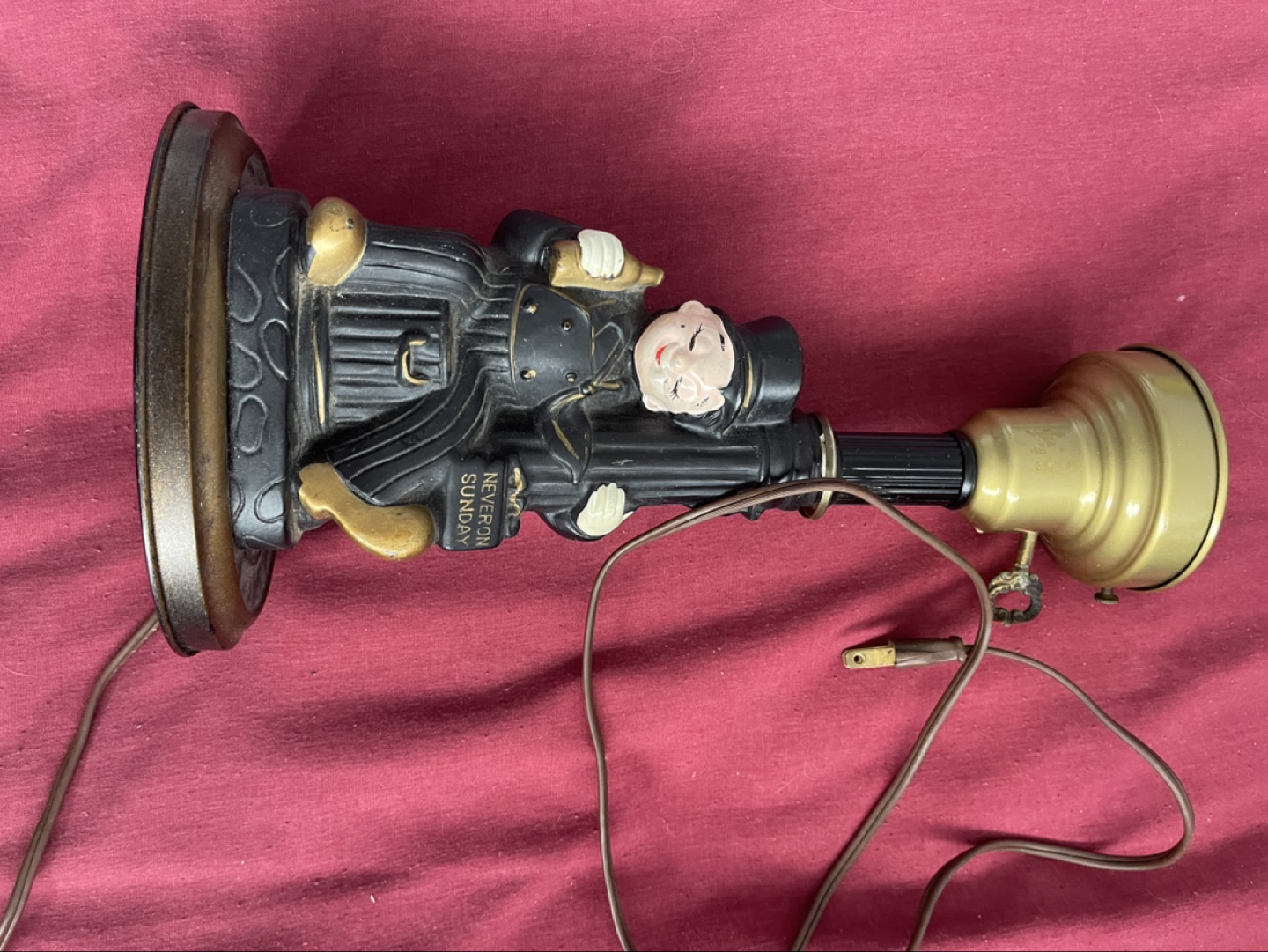 Vintage Never on Sunday Lamp - photo 5