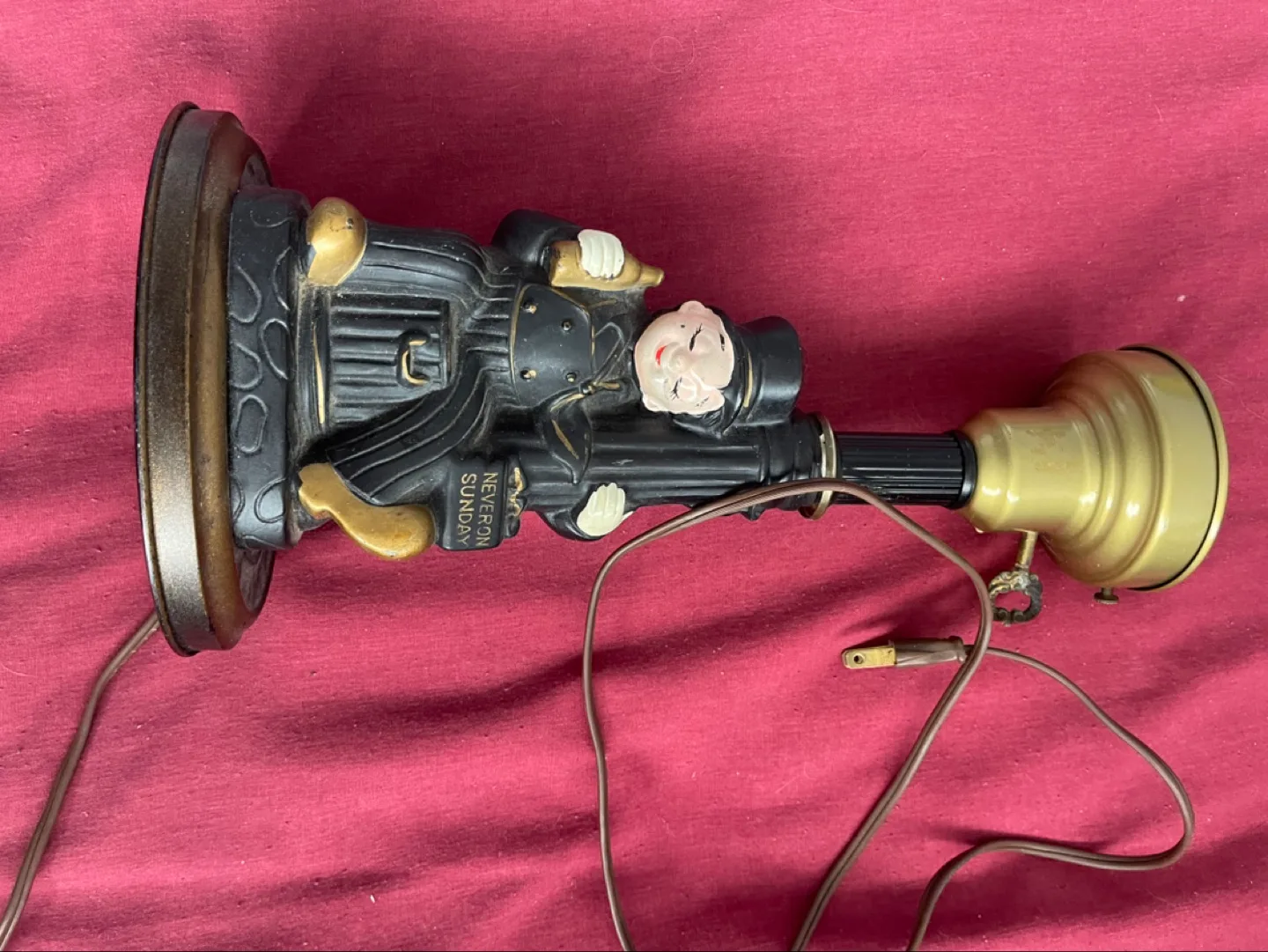 Vintage Never on Sunday Lamp image indicator(5)