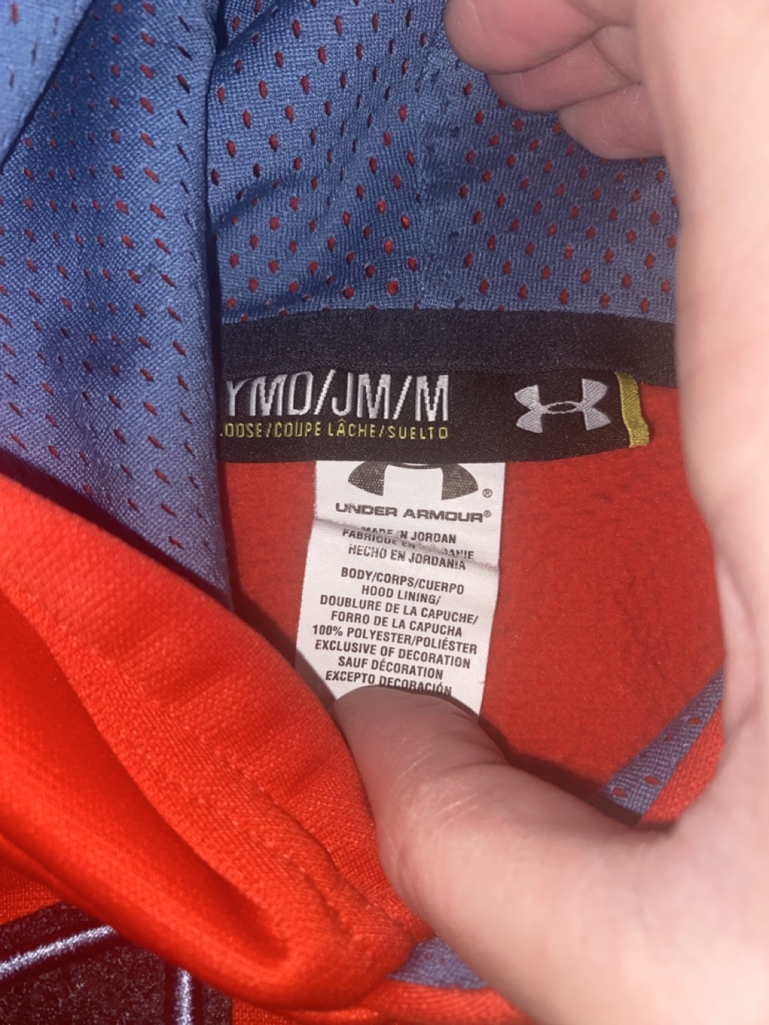 Under Armour Youth Red Hoodie - photo 4
