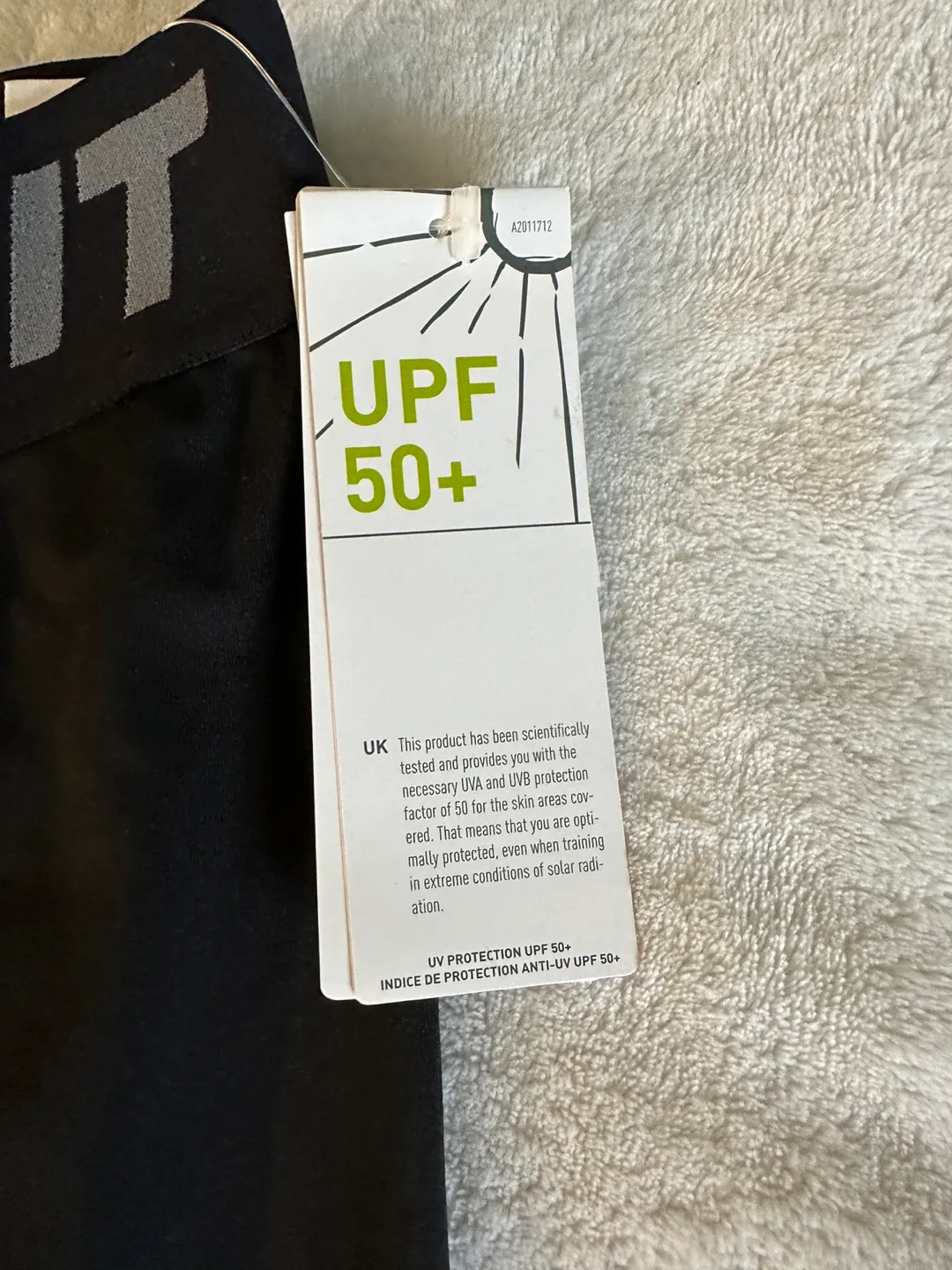 Adidas Techfit Compression Shorts - Black - UPF 50+ image indicator(2)