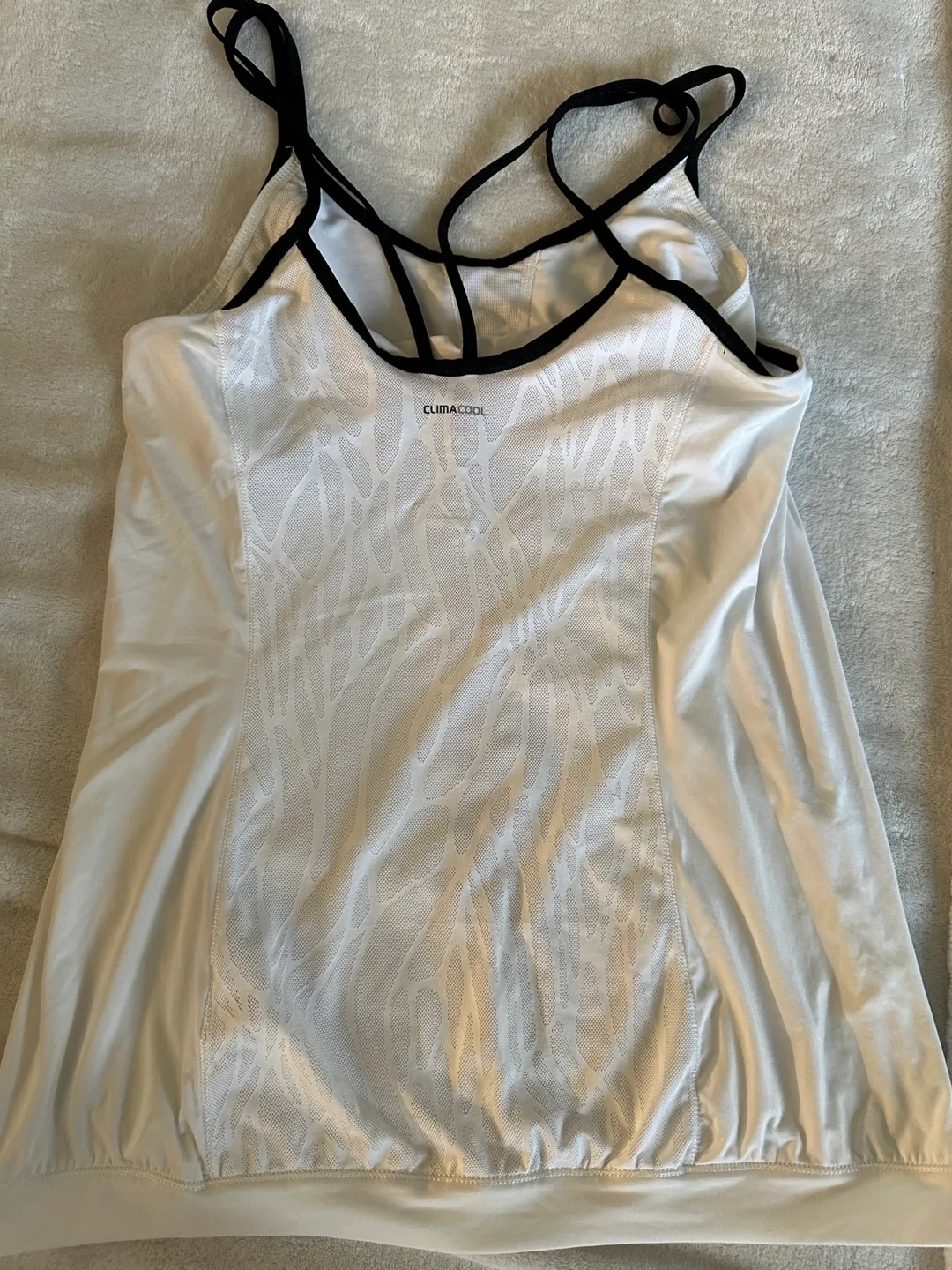 Adidas Climalite White Tank Top image indicator(2)