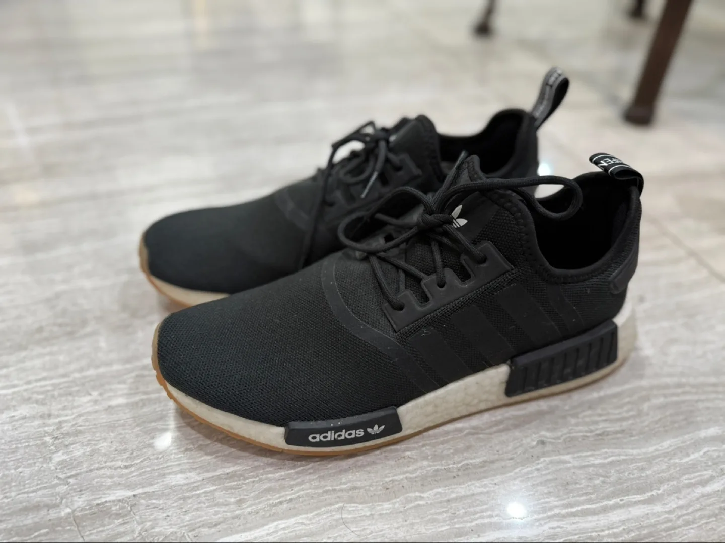 Two pairs: Nike Air Force 1 & Adidas NMD Sneakers - Bundle image indicator(3)