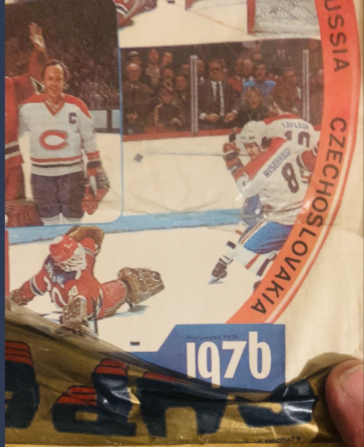 Vintage 1976 Canada vs USSR Hockey T-Shirt - Adult Medium - photo 2