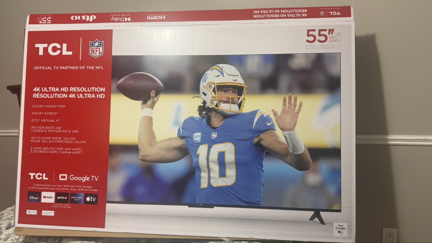 TCL 55" 4K Ultra HD Smart TV - Google TV
