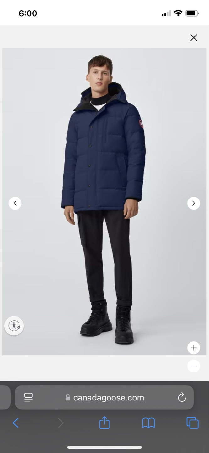 Canada Goose Carson Parka - Size L - Atlantic Navy - photo 5