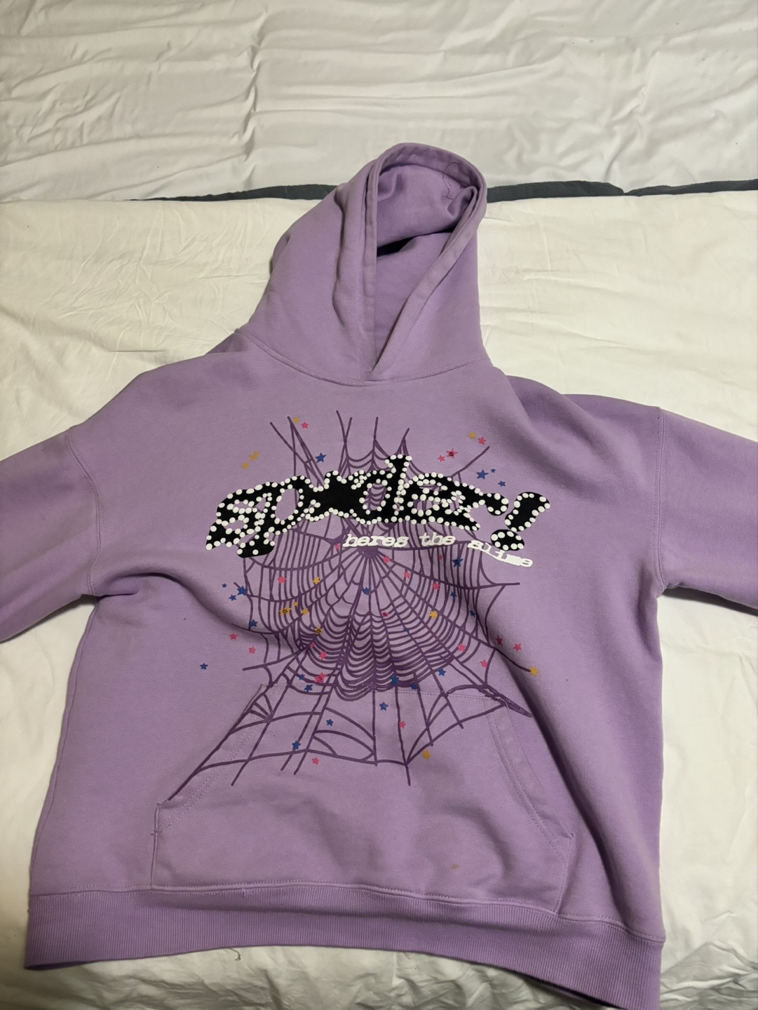 SpiderWorld Purple Hoodie Size Large