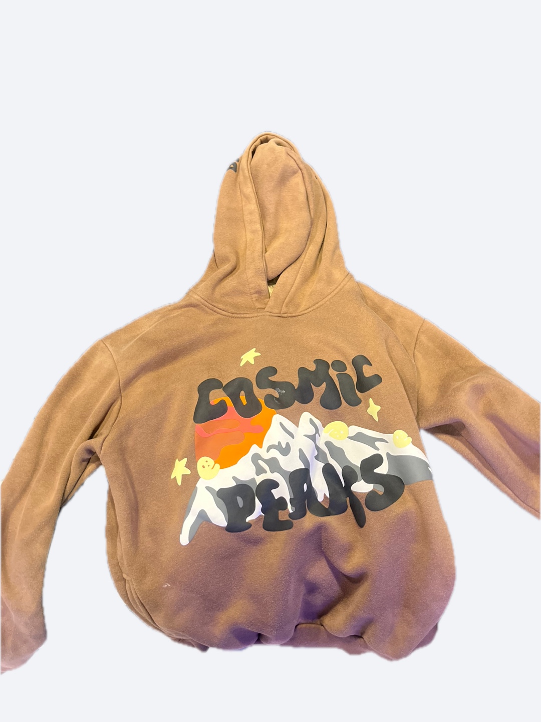 Broken Planet Hoodie 'Cosmic Peaks' Cinder Brown