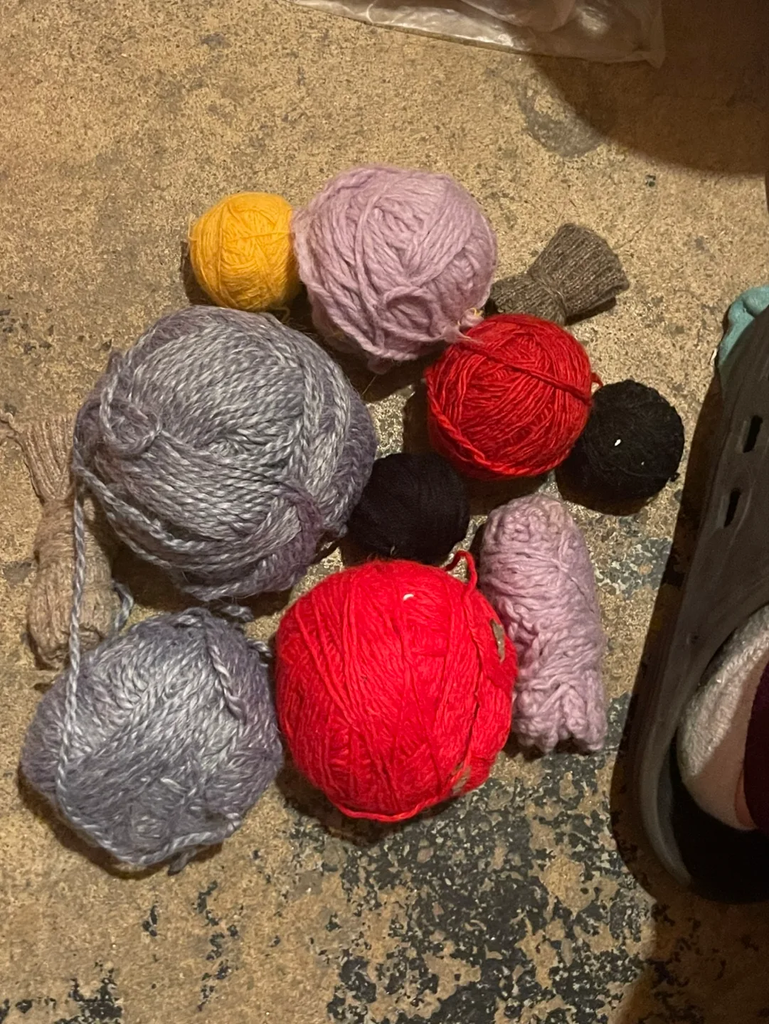 Large Yarn Lot - Various Colours image indicator(3)