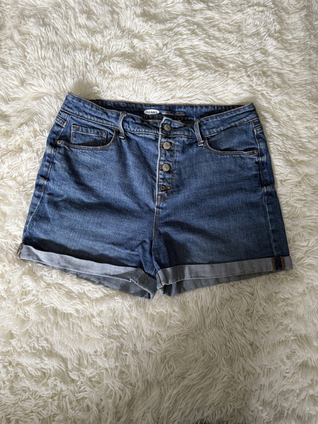 Old Navy High-Waisted Denim Shorts - Size 12 - photo 2