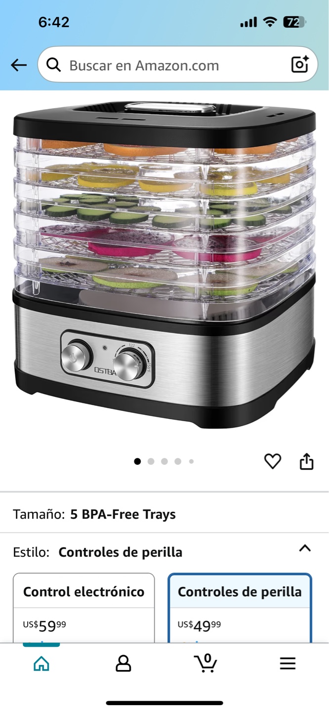 OSTBA 240W Fruits and Vegetables Dehydrator - GGJ-261B - photo 3
