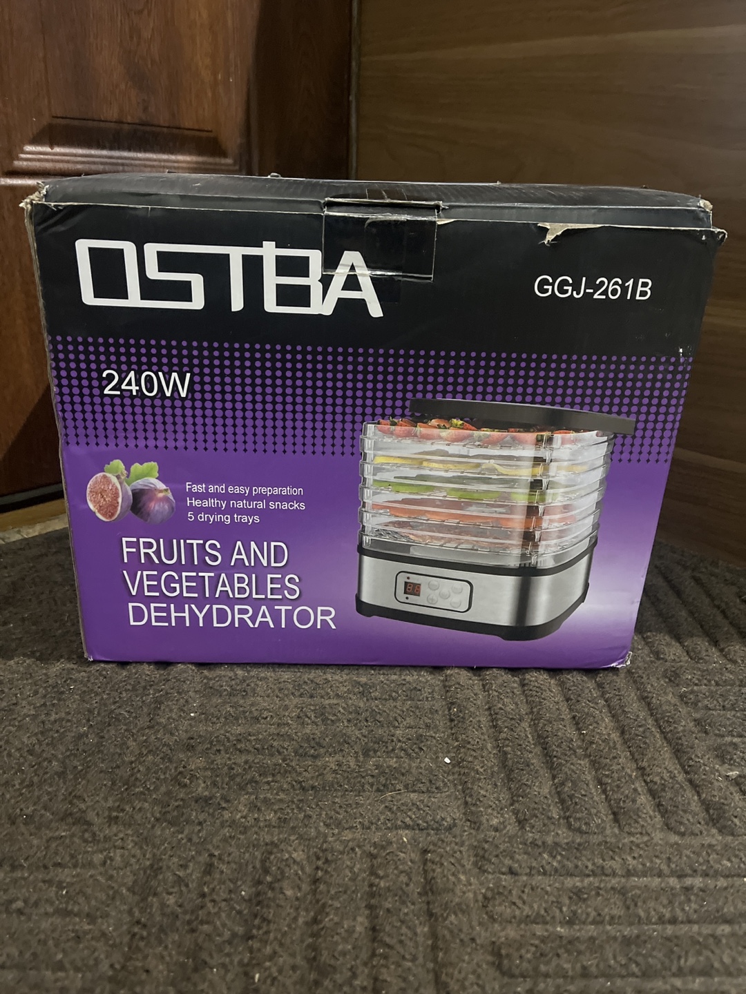 OSTBA 240W Fruits and Vegetables Dehydrator - GGJ-261B - photo 2