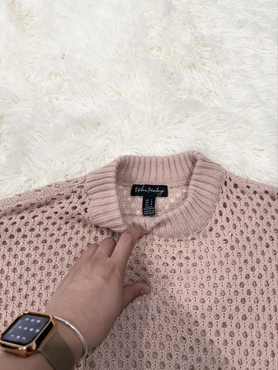 Pink Urban-Heritage Knitted Sweater - photo 3