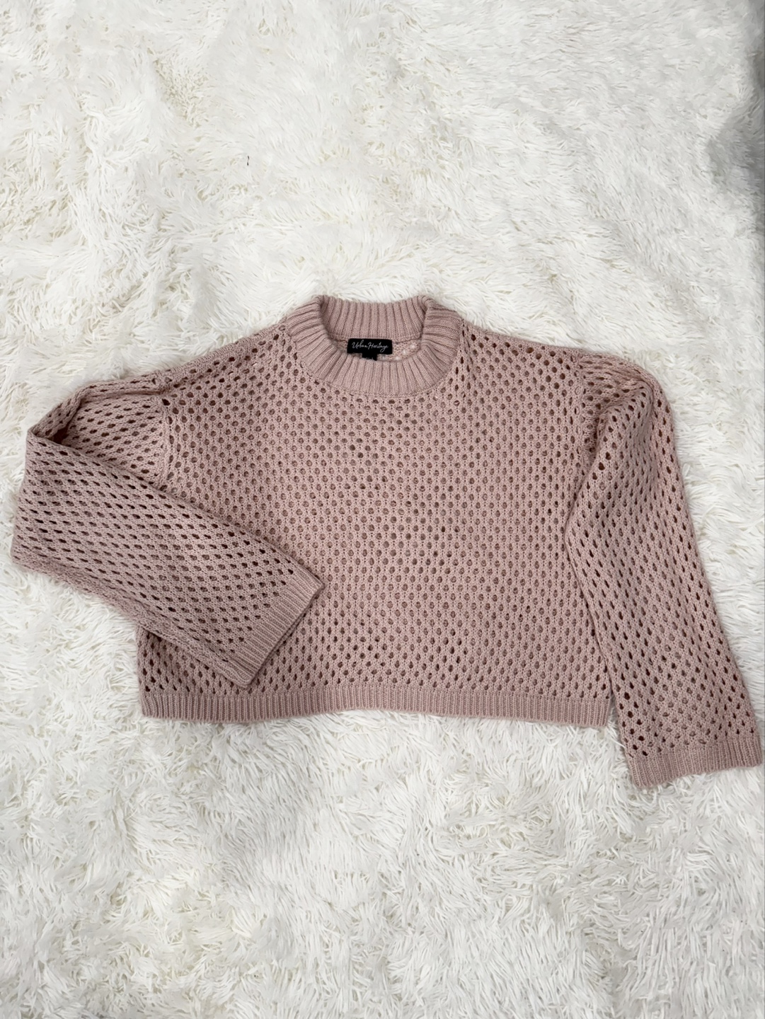 Pink Urban-Heritage Knitted Sweater