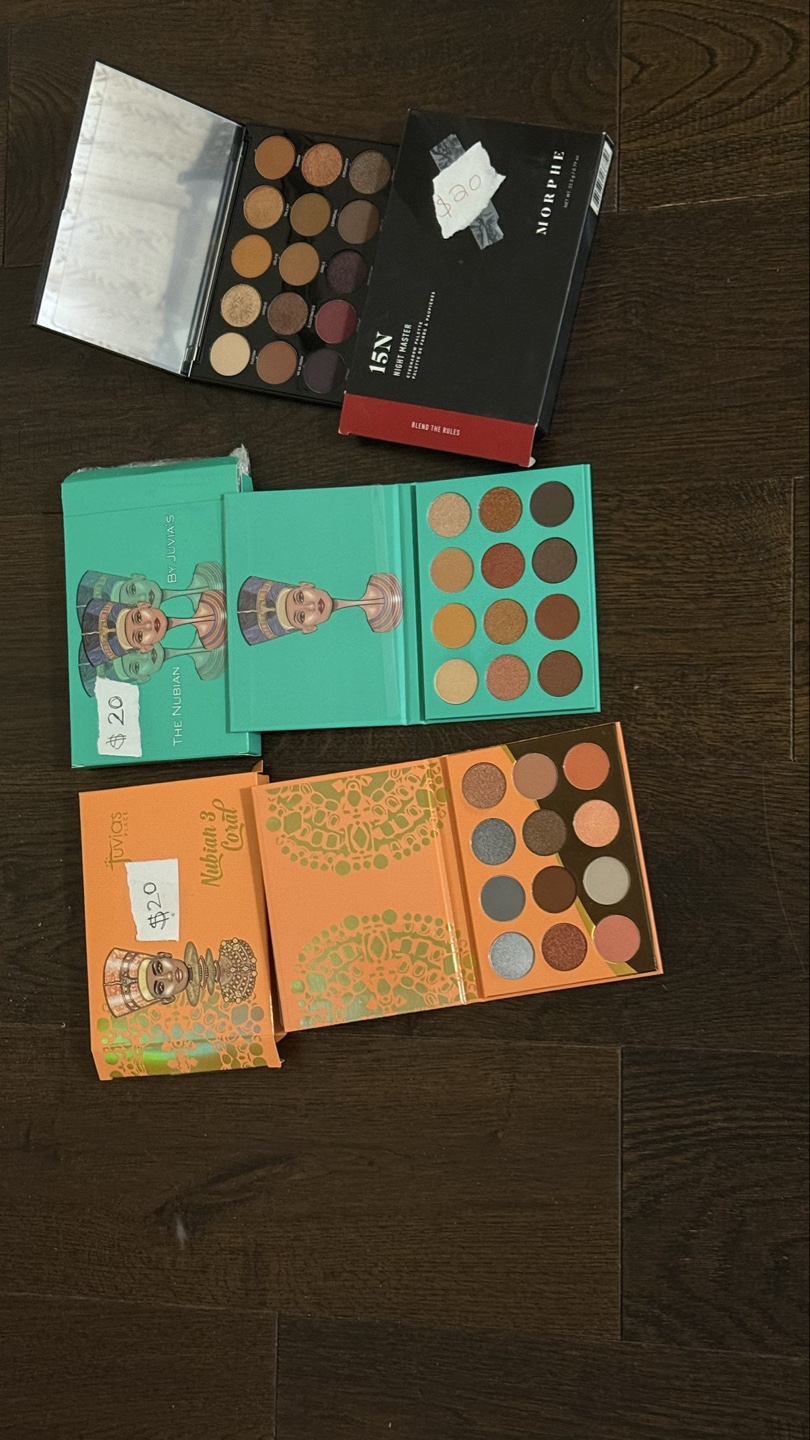Eyeshadow palettes bundle - Morphe, Juvias Place