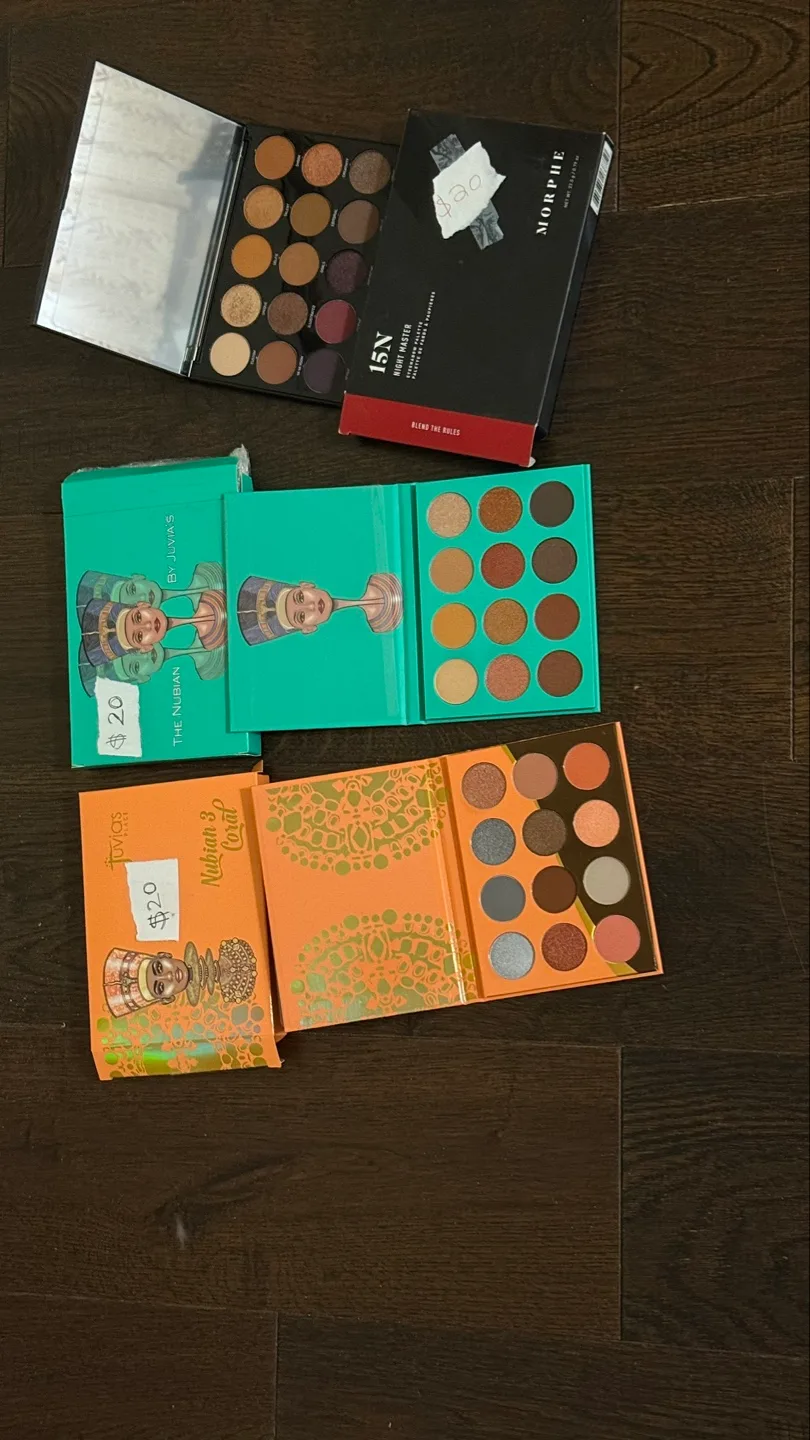 Eyeshadow palettes bundle - Morphe, Juvias Place thumbnail