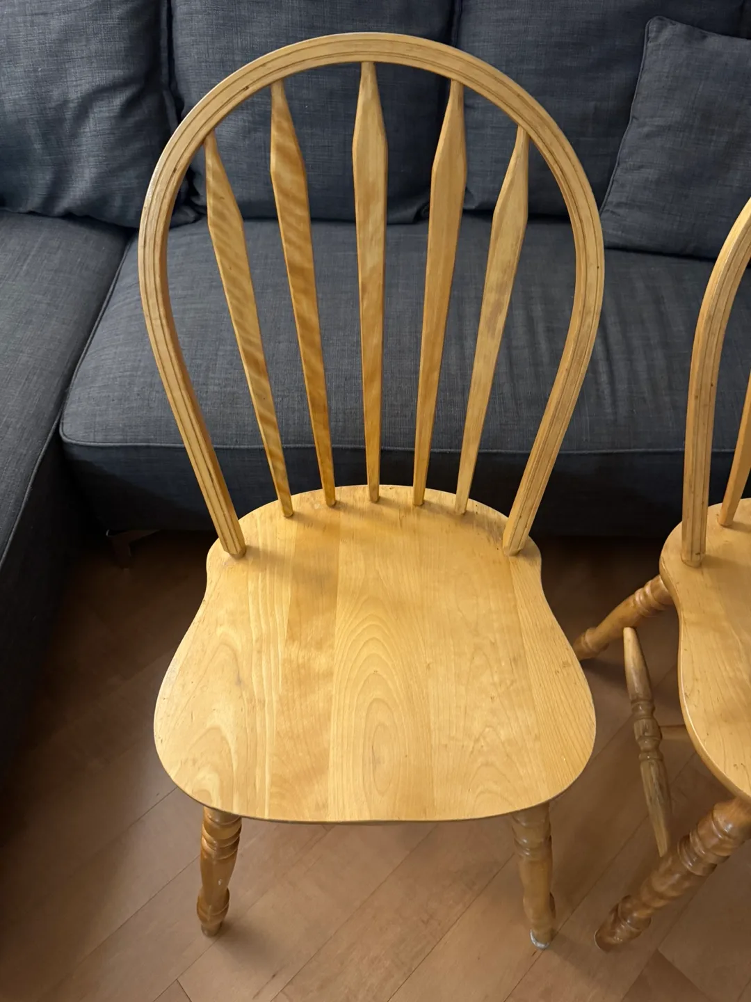 Pair of Wooden Chairs thumbnail
