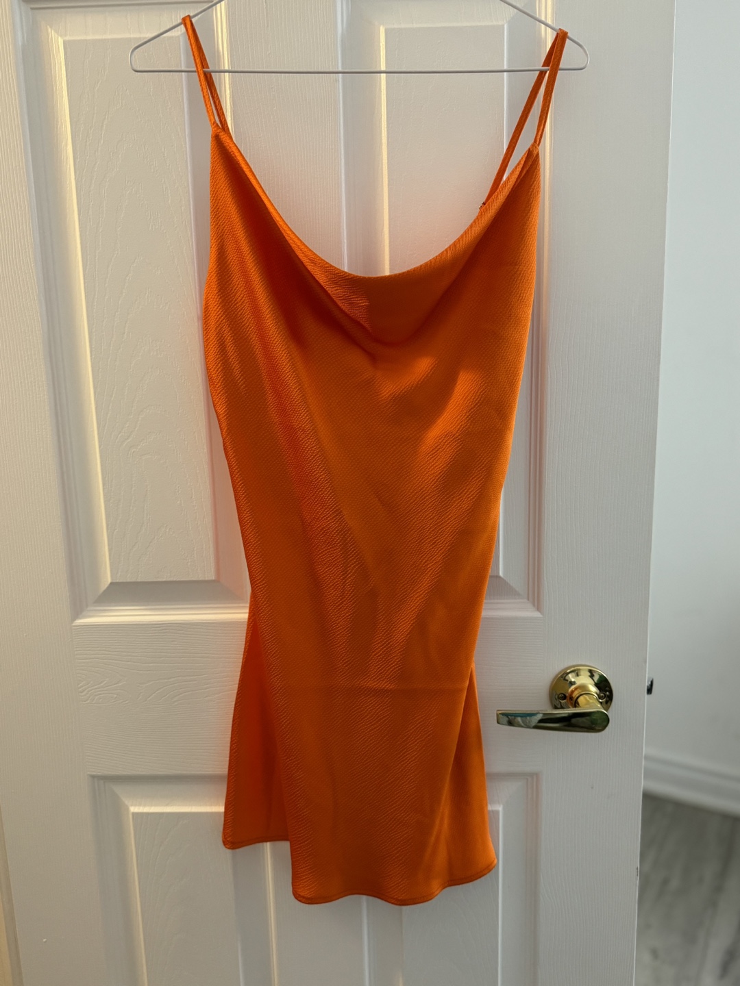 Orange Slip Dress Size XS