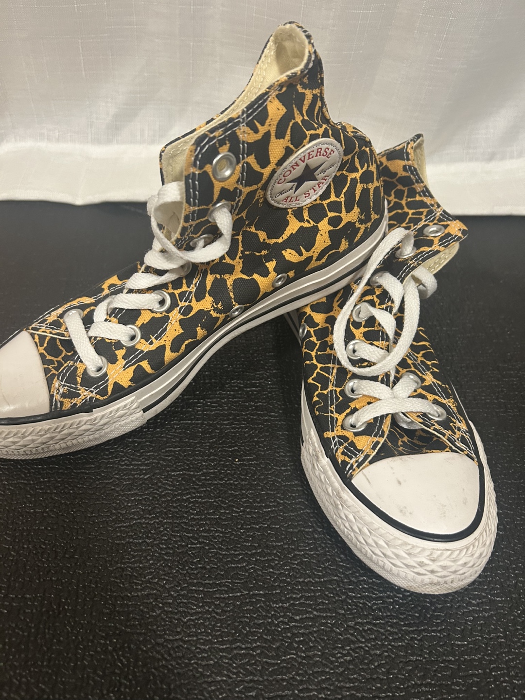 Converse All Star High Top Sneakers,Giraffe Print