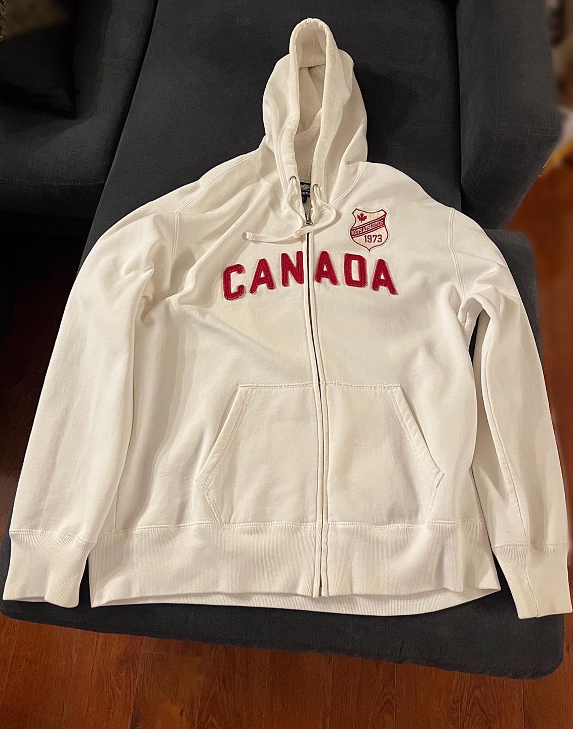 Roots CANADA full zip up hoodie jacket