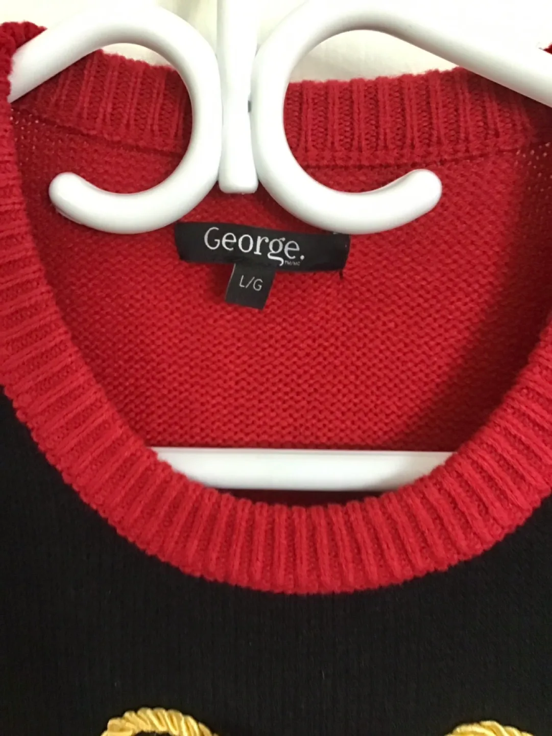 George Women's Nutcracker Christmas Sweater Dress Size L/G image indicator(4)