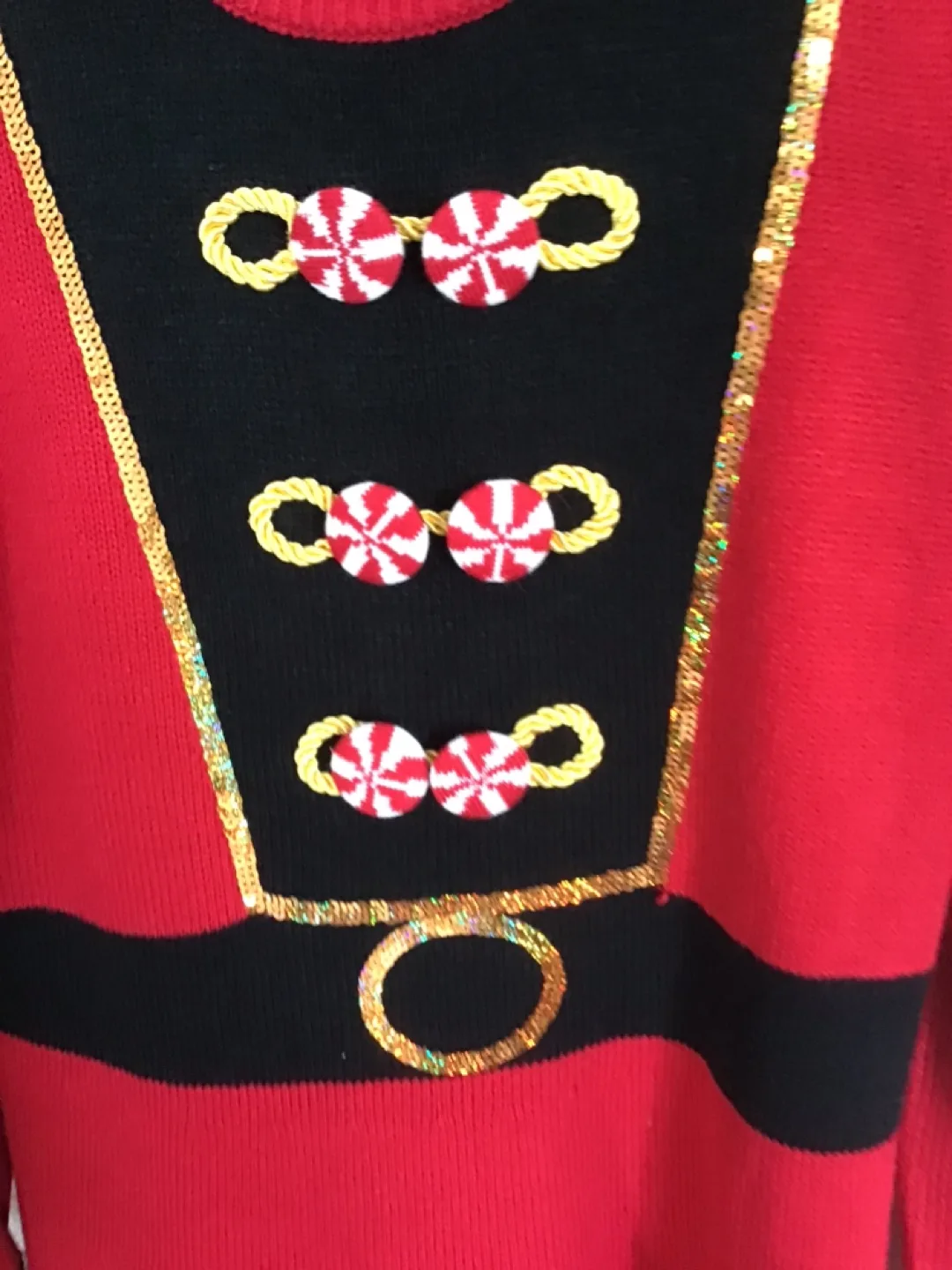 George Women's Nutcracker Christmas Sweater Dress Size L/G image indicator(5)