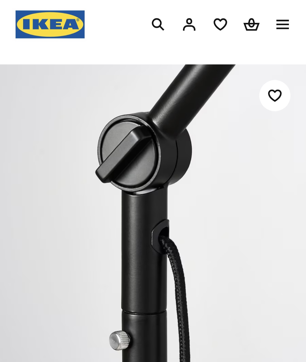 IKEA Black Floor Lamp - photo 2