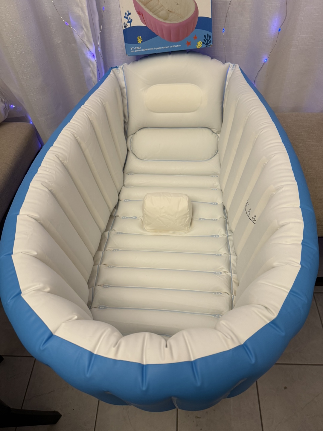 PandaCar Inflatable Baby Bath Tub - photo 2