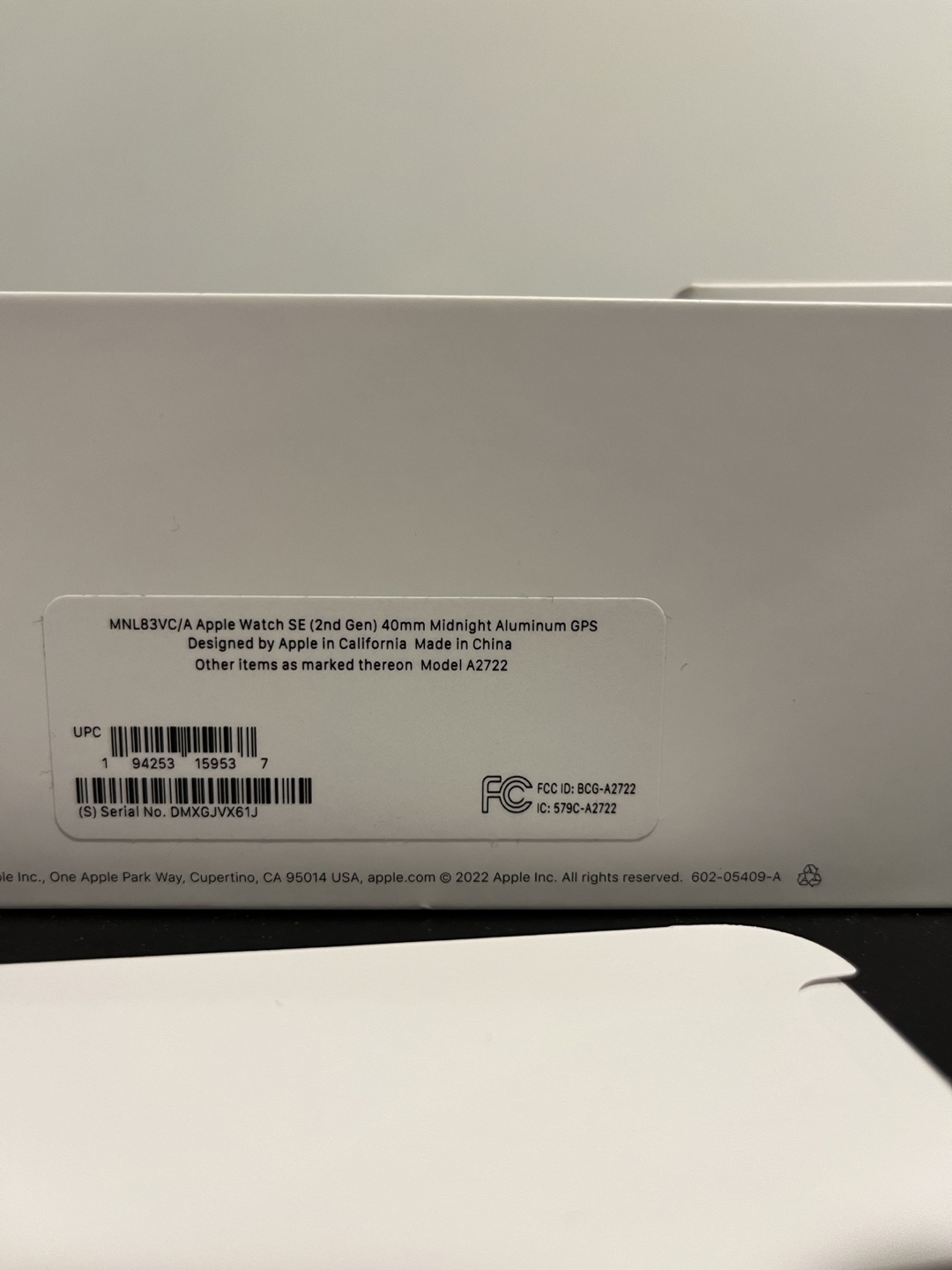 Apple Watch SE (2nd Gen) 40mm Midnight Aluminium GPS - photo 4