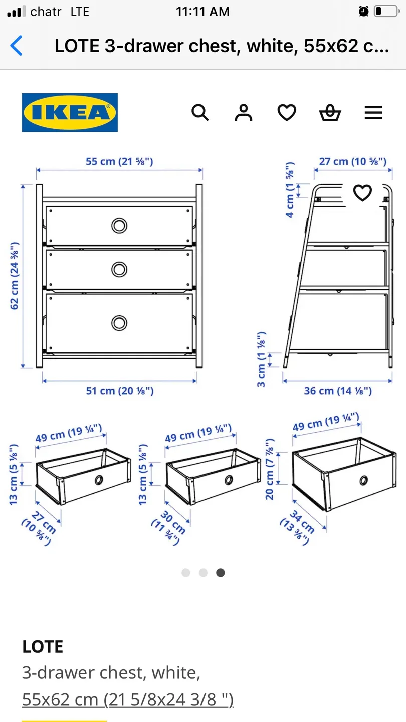 IKEA night table // drawer organizer image indicator(6)
