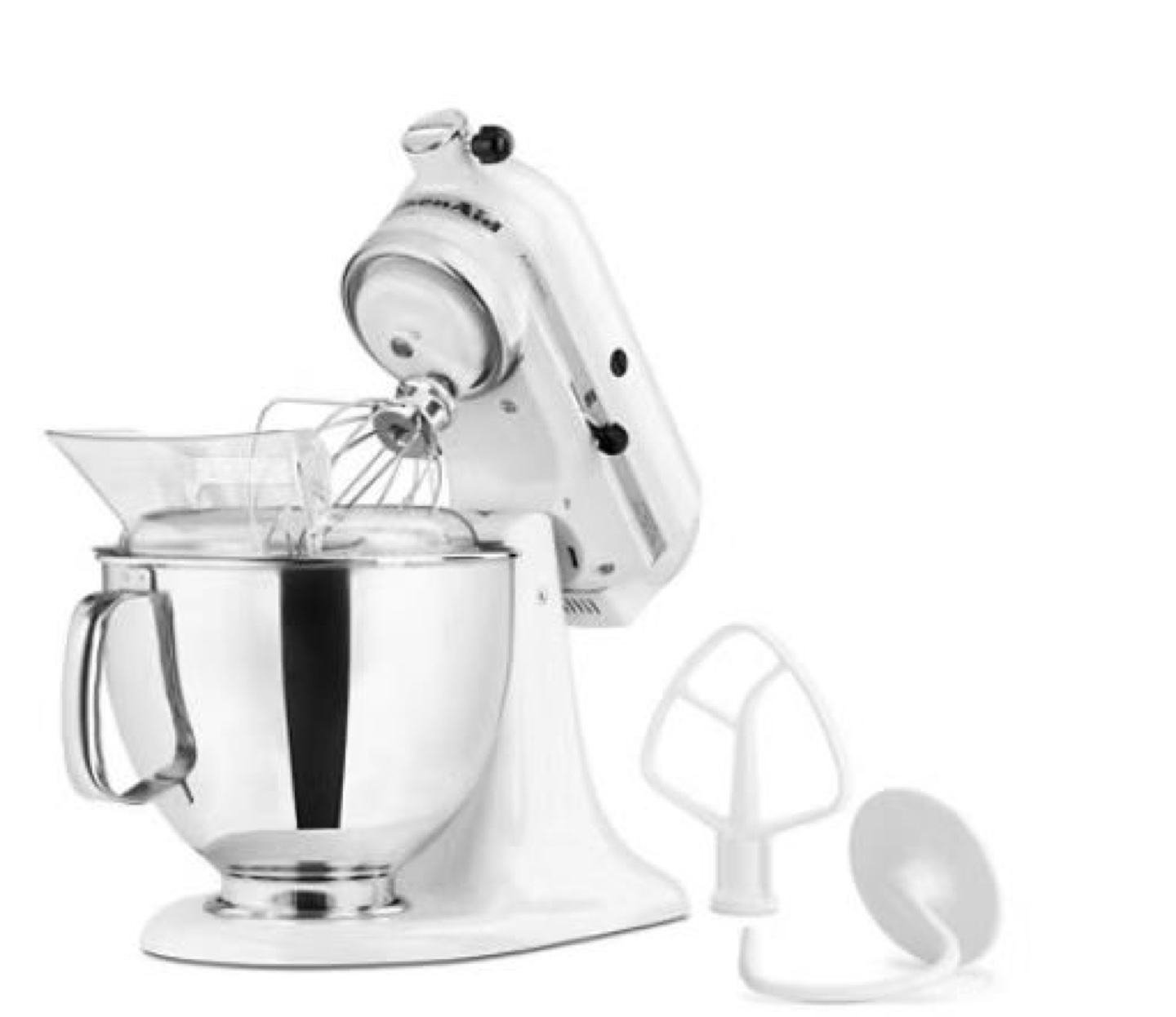 KitchenAid Artisan 5-Quart Tilt-Head Stand Mixer - White - photo 2