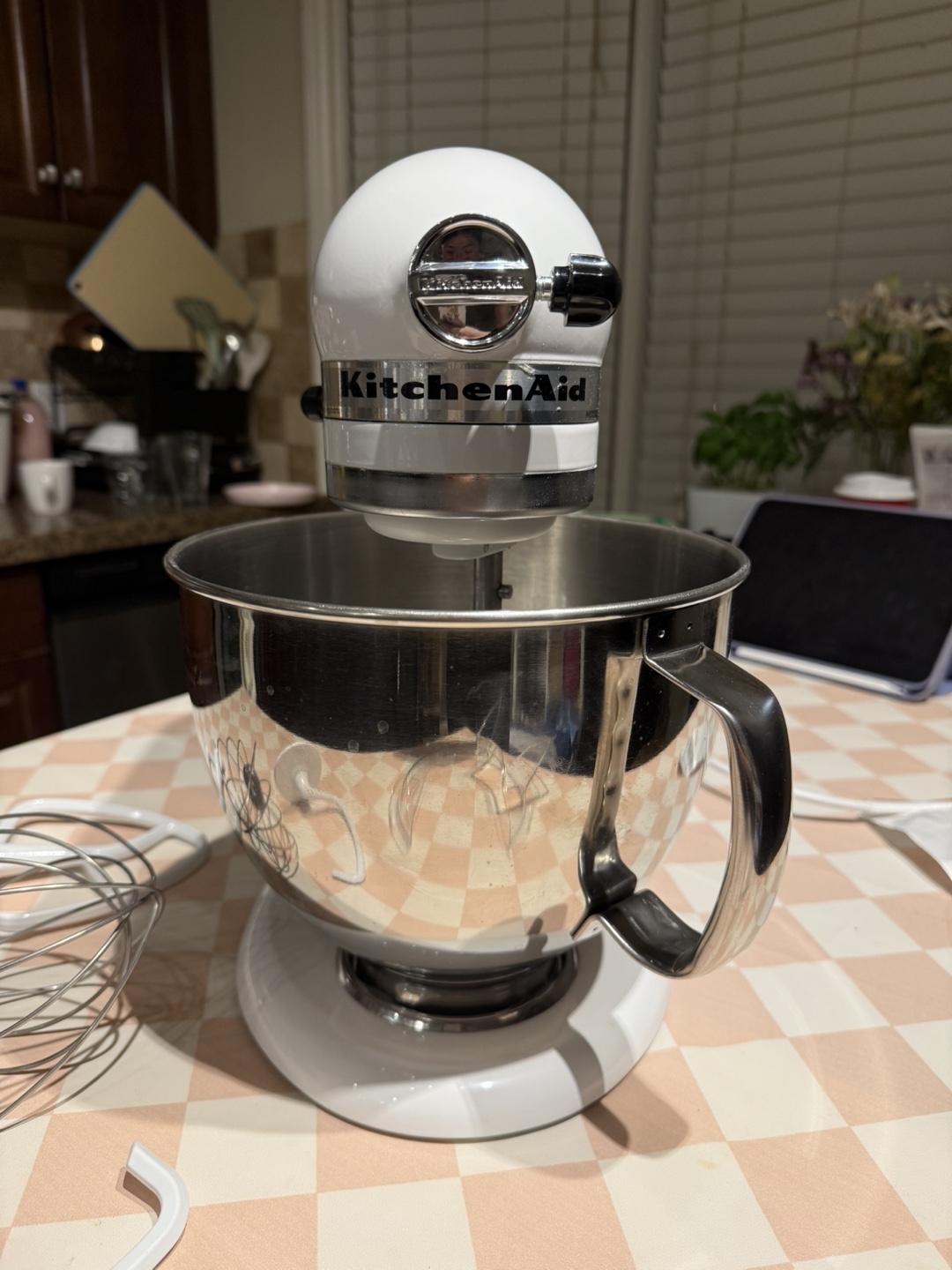 KitchenAid Artisan 5-Quart Tilt-Head Stand Mixer - White - photo 4