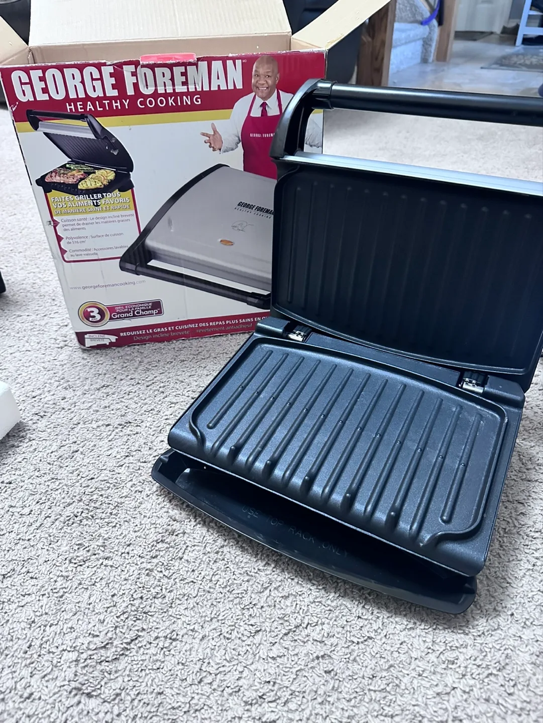 George Foreman Healthy Cooking Grill thumbnail