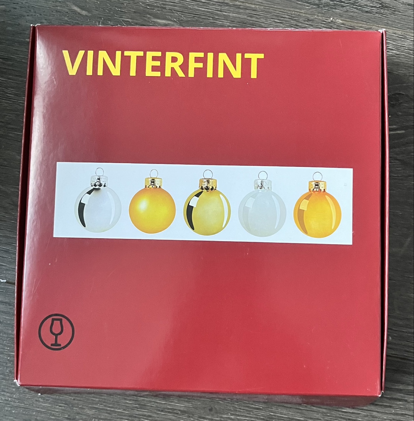 IKEA VINTERFINT 24-pack Christmas Ornaments
