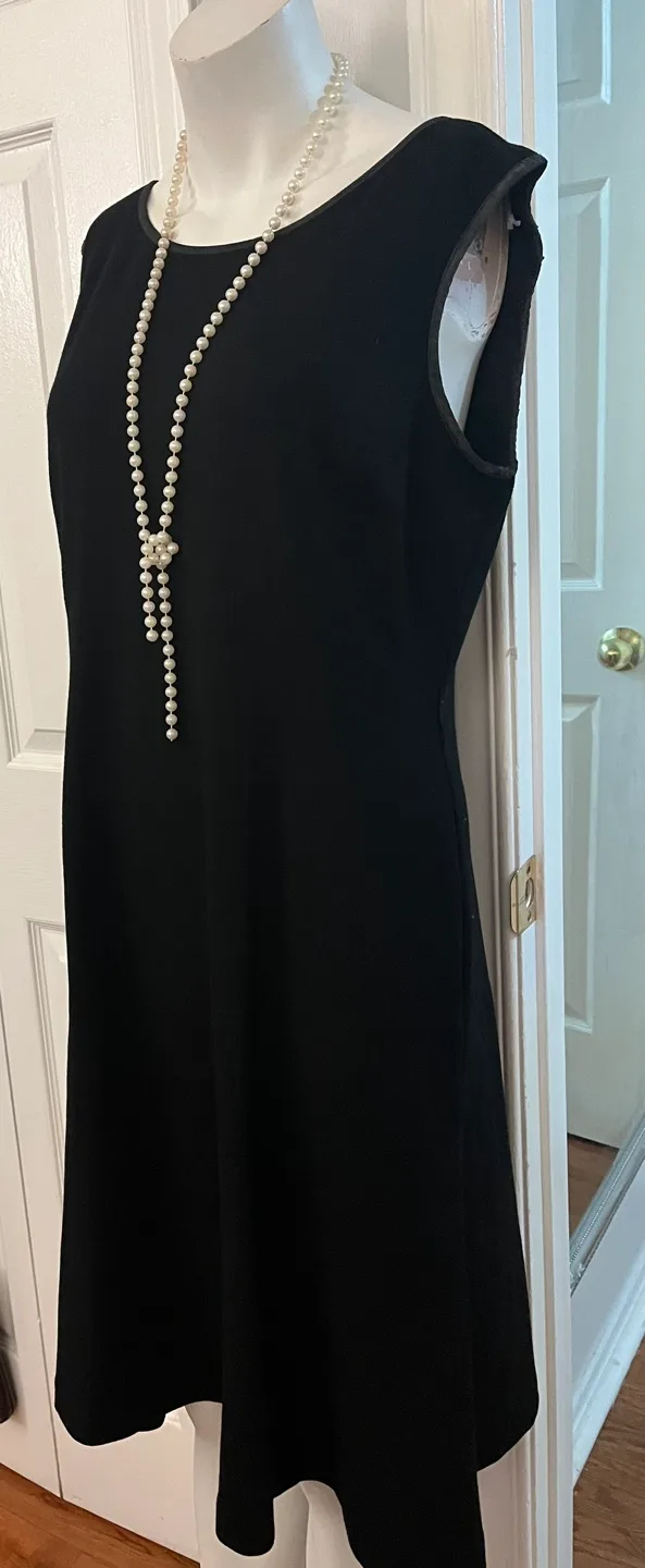 Cleo black fit and flare dress size 12 image indicator(2)