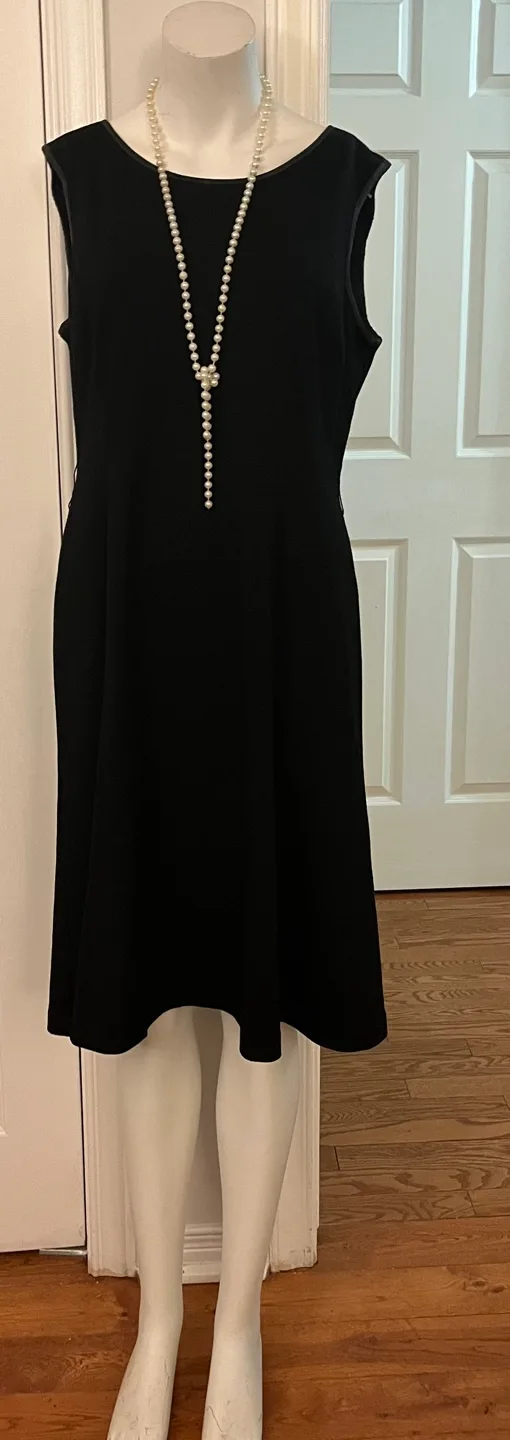 Cleo black fit and flare dress size 12 image indicator(3)