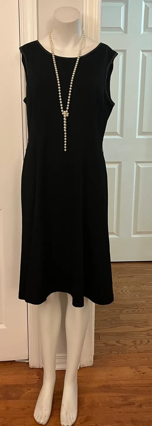 Cleo black fit and flare dress size 12 image indicator(4)