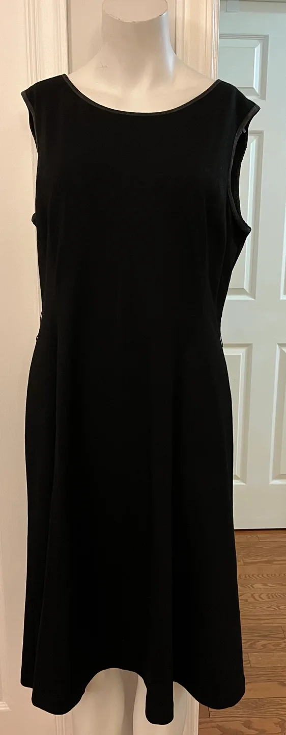 Cleo black fit and flare dress size 12 image indicator(6)