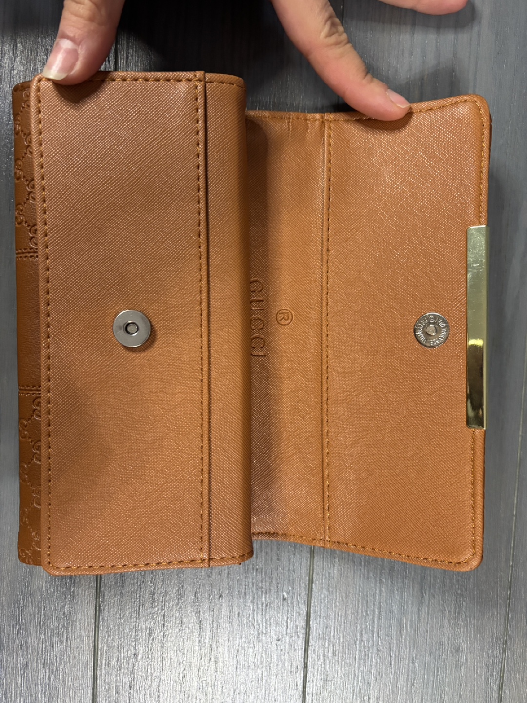 Brown Gucci-inspired Wallet - photo 2