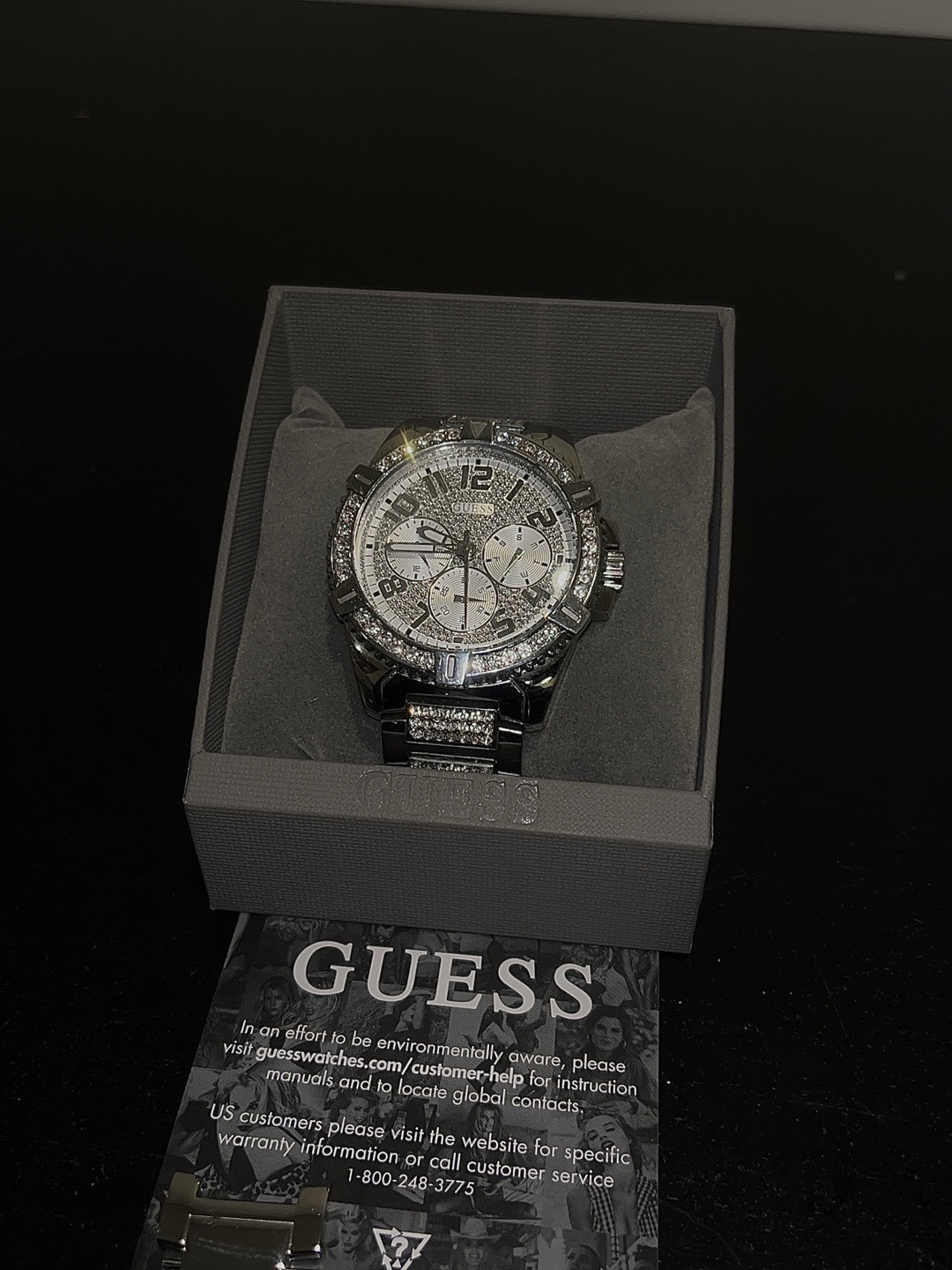 Guess Chronograph Watch with Crystals - photo 2